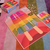Rainbow Popsicle Jigsaw Puzzle 1000pcs