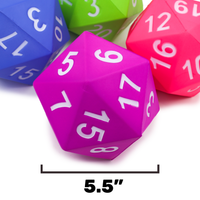 Giant D20 Foam Dice