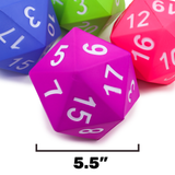 Giant D20 Foam Dice