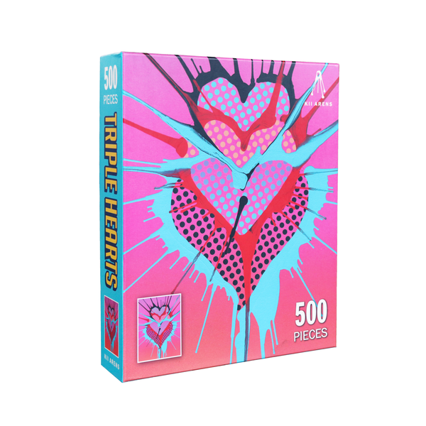 Triple Hearts Jigsaw Puzzle 500pcs